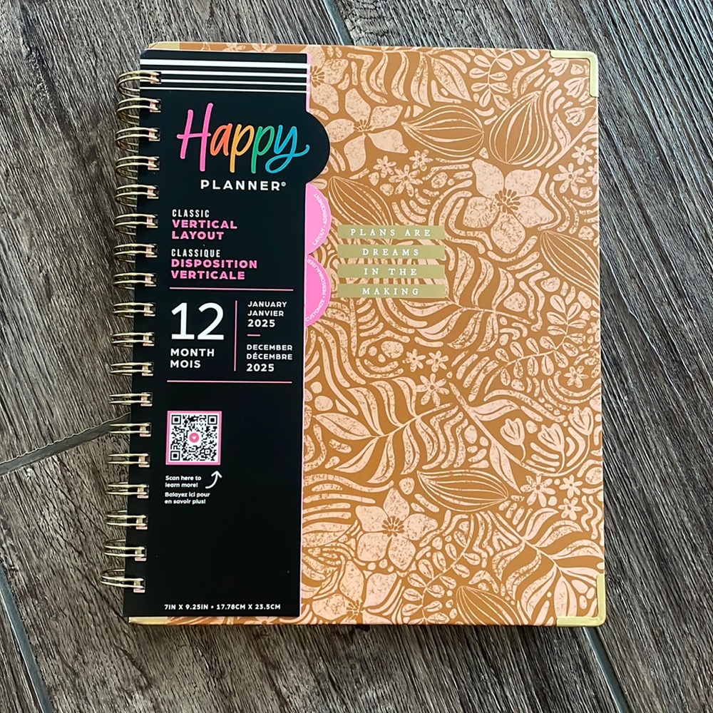 2025 Happy Planner Classic Vertical Layout